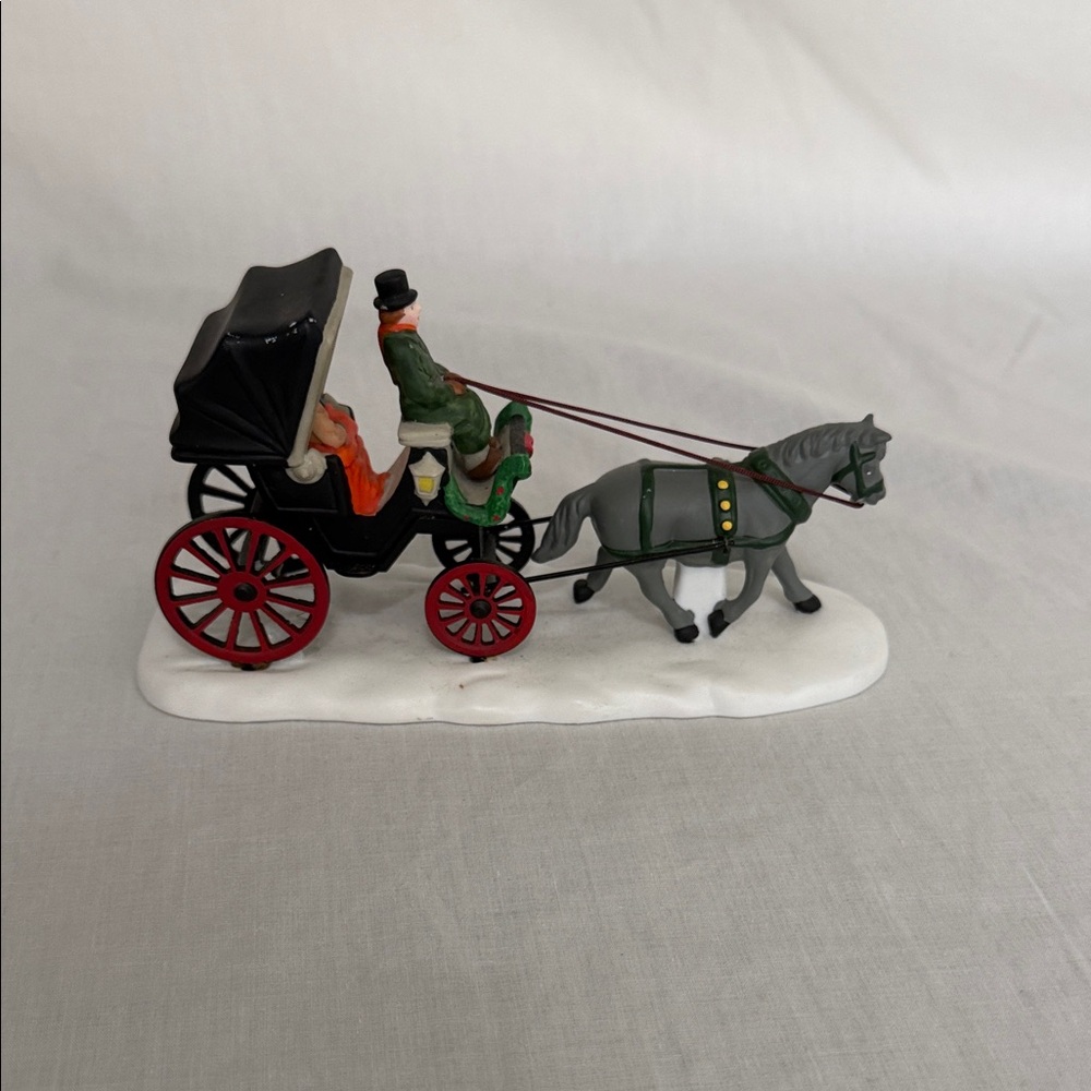 Classic Horse-Drawn Carriage Collectable.